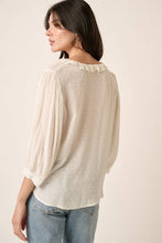 Magnolia Mist Swiss Dot Blouse
