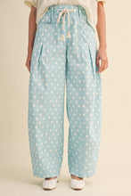 Luna Polka Dot Pleated Barrel Pants