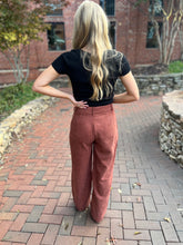 Hickory Wide Leg Corduroy Pants