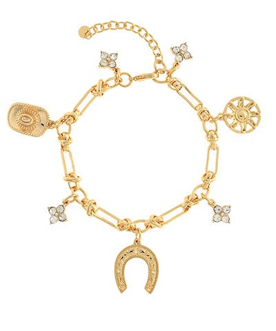 Western Style & Multi Charm Bracelet