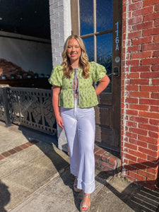 Francis Grace Front Tie Blouse