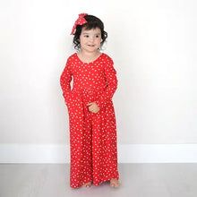 Ruby Dot Romper Christmas Kids Clothing Holiday Outfit