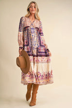 Patchwork Pretty Midi Dress