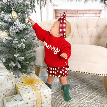 Emery Plaid HEADWRAP Christmas Baby Toddler Hair Accessory