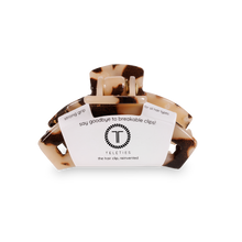 Open Hair Clip | Tiny | Blonde Tortoise