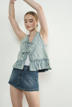 Indigo Meadow Tie Vest