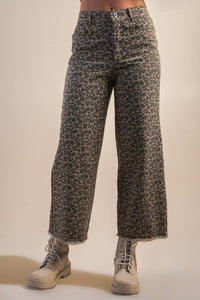 Lovely Leopard Straight Pants