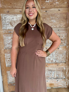 Gathered All About Jersey Dress