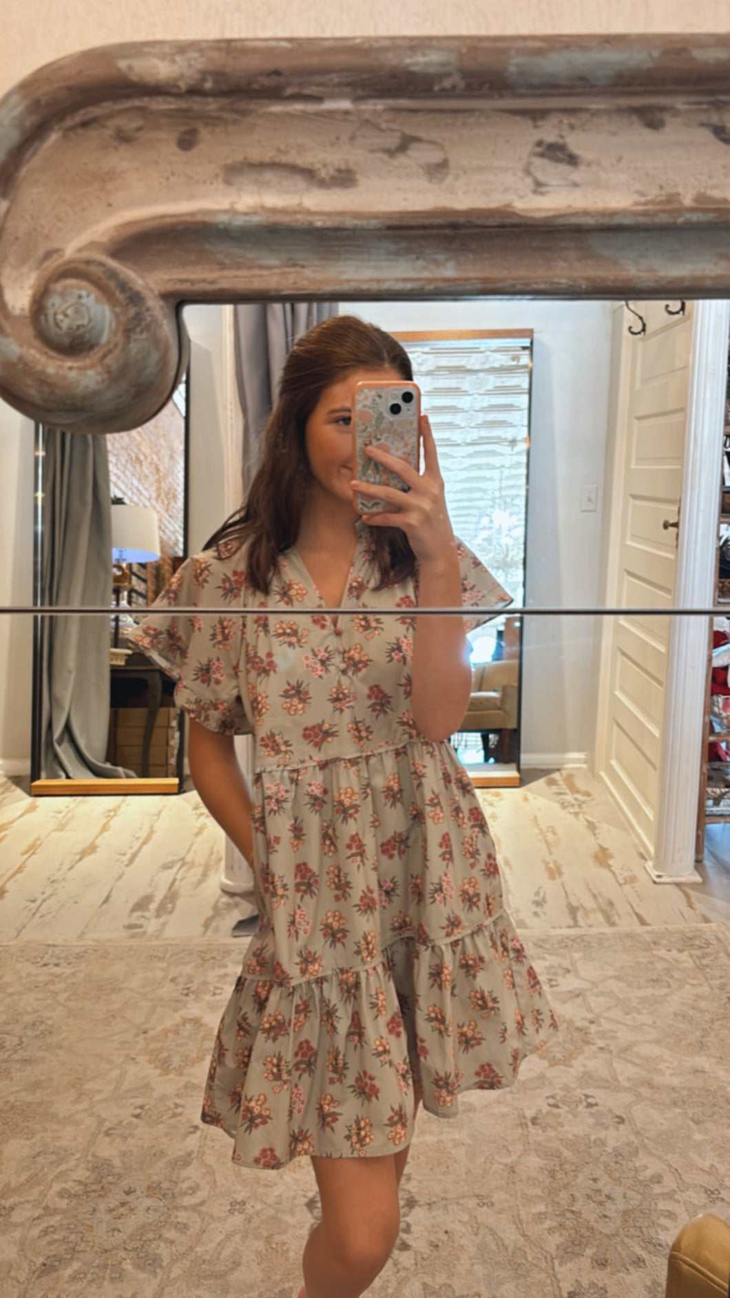 Penelope Floral Dress THML