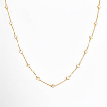 Petite Colored Clover Necklace