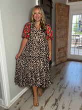 Feline Fine Puff Sleeve Dress THML