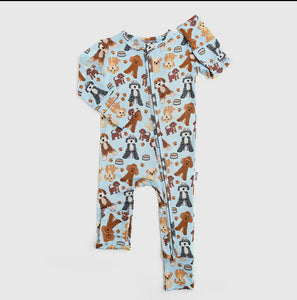 Griffin Zip Bamboo Baby Doodle Sleepies