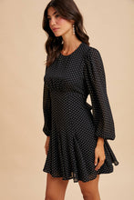 Myra Polka Dot Flared Mini Dress