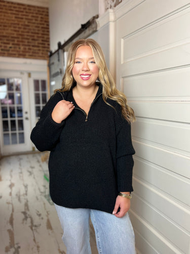 Joy Half Zip Sweater