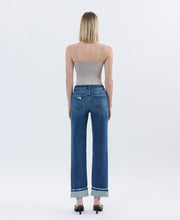 Niko High Rise Cuffed Straight Jean