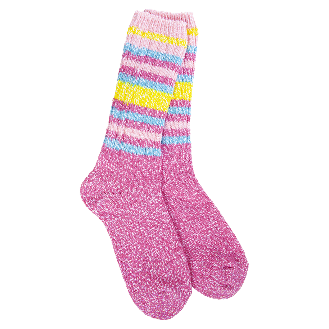 Ragg Crew Ibis Stripe Socks