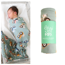 Bamboo Tractor Baby Blanket