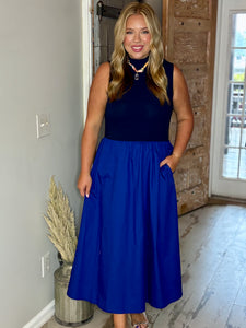 Grady Sleeveless Midi Dress