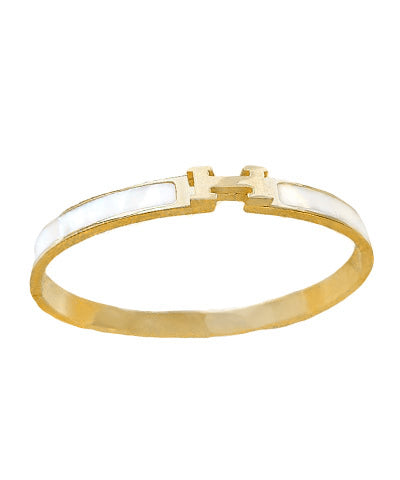 Mop Initial Bracelet Stainless Steel