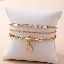 Multi Baguette Crystals & Toggle Clasp