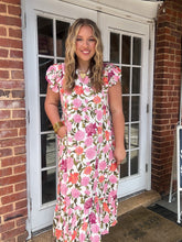 THML Belle Flower Print Maxi Dress