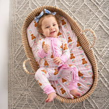 Gillian RUFFLE ZIP Bamboo Baby Sleeper