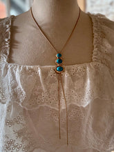 3 Framed Stone Bolero Necklace