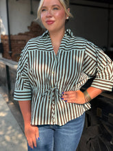 Mint to Be Stripe Top