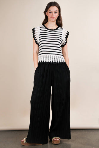 Tori Wide Leg Pleated Pants