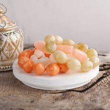 Sorbet Stack – Set of 4 Chunky Acrylic Stretch Summer Bracelets