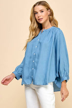The Effortless Drape Tencel Blouse