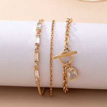 Multi Baguette Crystals & Toggle Clasp