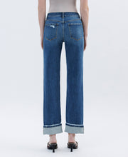 Niko High Rise Cuffed Straight Jean