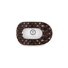 Flat Round Hair Clip | Small | Truly Taupe Quilted