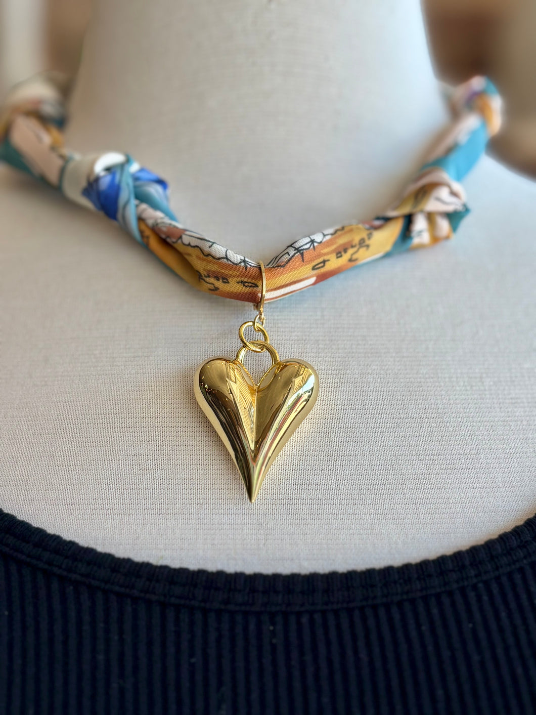 Scarf Charm Necklace