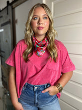 Darla Washed Oversized Crop Box Tee