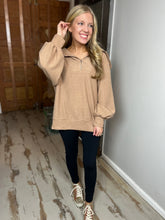 Stella Ribbed Half Pullover Knit Top