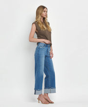 Julie High Rise Cuffed wide leg Jeans