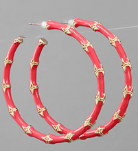 Epoxy Bamboo Style Hoops