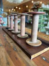 Antique Textile Mill Spindle Rack 36in.