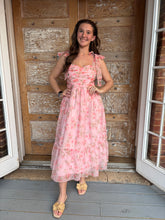 Camryn Shirred Bodice Midi Dress