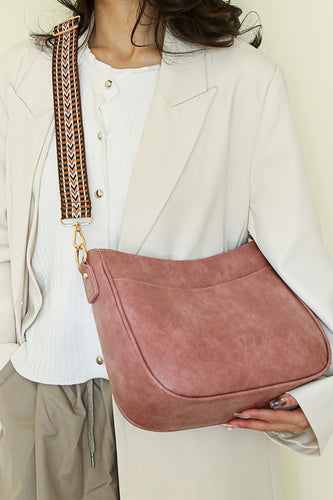 Annie Vegan Leather Messenger Bag