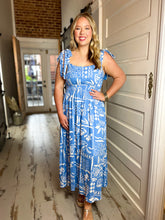 Skye Boho Tie Strap Midi Dress