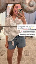 Dot Affair Short Sleeve Top