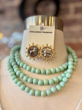 Layered Wooden Beaded Necklace