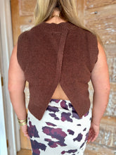 Falling for You Open Back Vest