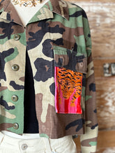 Camo Tiger Patchwork Jacket