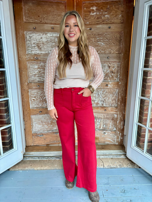 Avery Mini Patch Pocket Pants