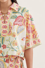 Botanical Breeze Split Neck Top