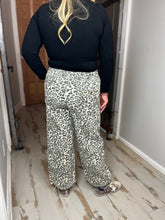 Liza Pull-on Oversized Leopard Pants